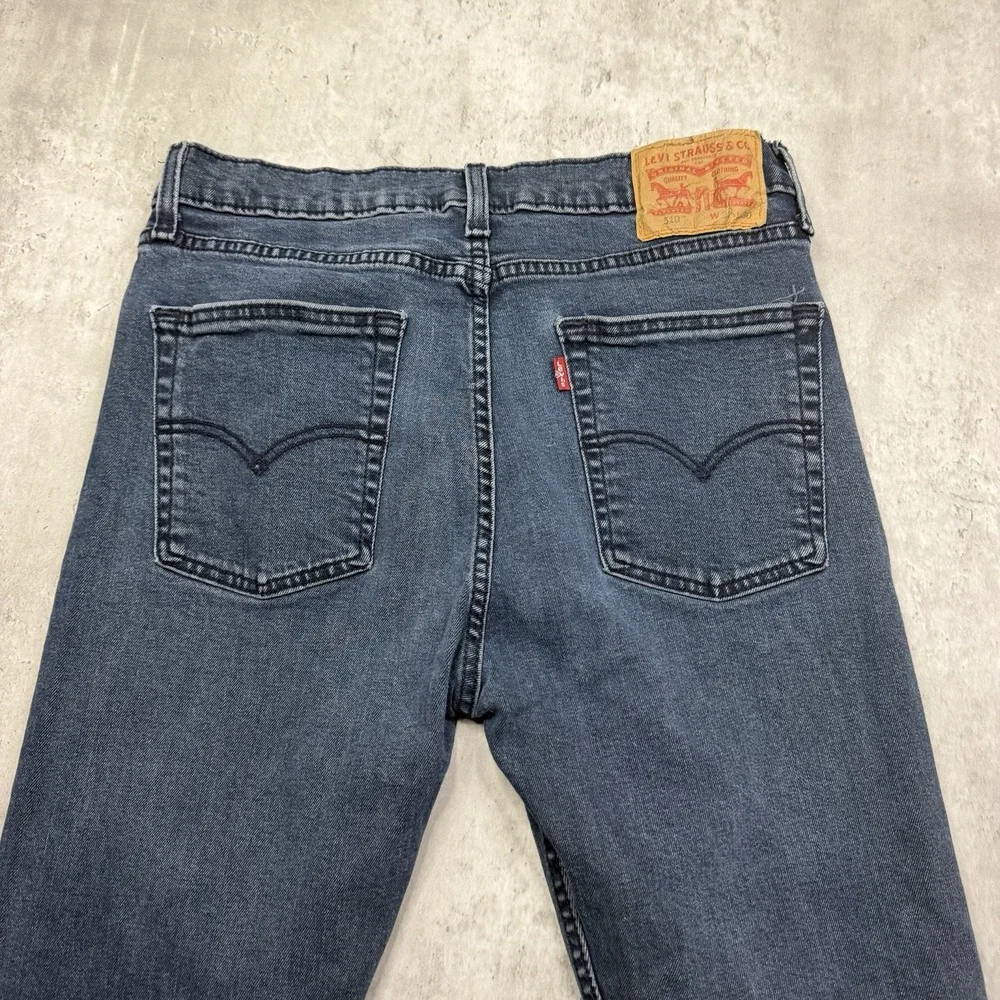 Levis Jeans Mens 32x30 Blue 510 Skinny Fit Dark Wash Stretch Denim Casual